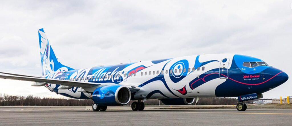 IAC Paints Alaska Airlines Xa’at Kwa’ani Livery