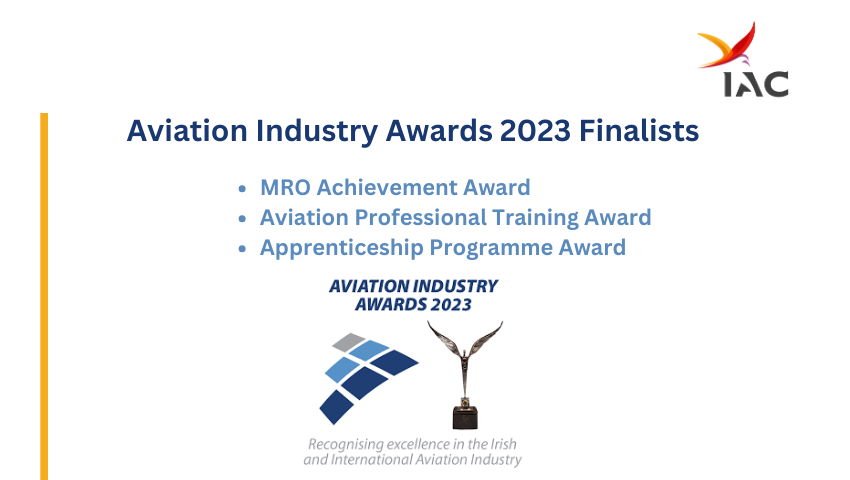 IAC Announced as Finalists - Aviation Industry Awards