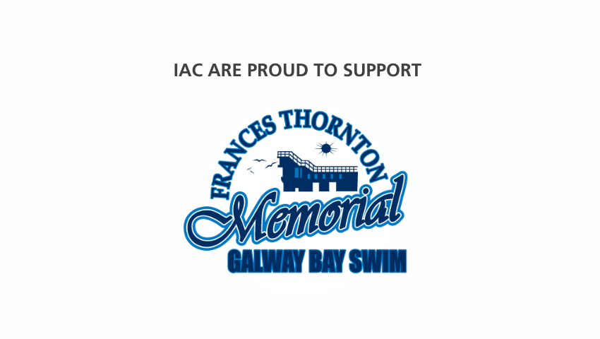 IAC Supporting the Frances Thornton Memorial Galway Bay Swim in aid of Cancer Care West