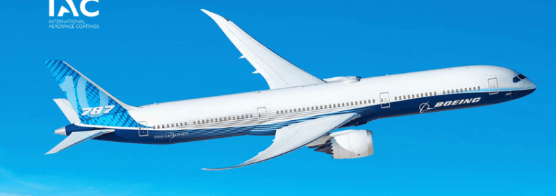 International Aerospace Coatings (IAC) experts in Boeing 787 aircraft paint events