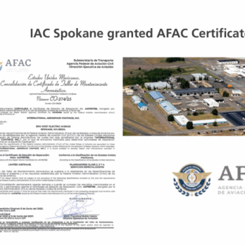 IAC Spokane granted AFAC Certificate