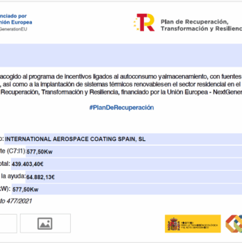 Photovoltaic solar installation at Teruel Airport supported by the Institute for Energy Diversification and Saving (IDAE)