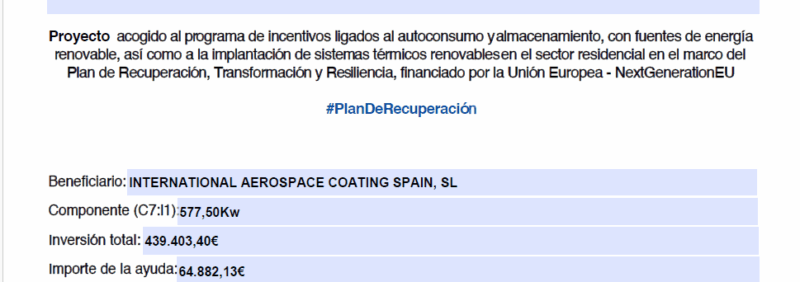 Photovoltaic solar installation at Teruel Airport supported by the Institute for Energy Diversification and Saving (IDAE)