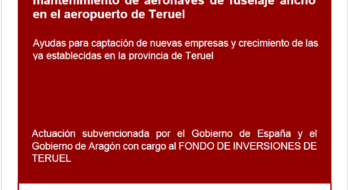Sustainable investment plan for the creation of a new hangar at Teruel Airport supported by the Ministry of Territorial Policy, Government of Aragon